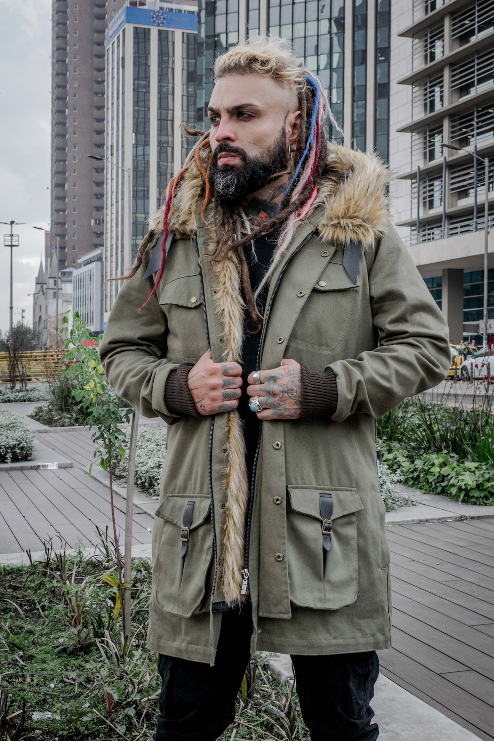 Parka verde Hombre 1 Parka verde Hombre