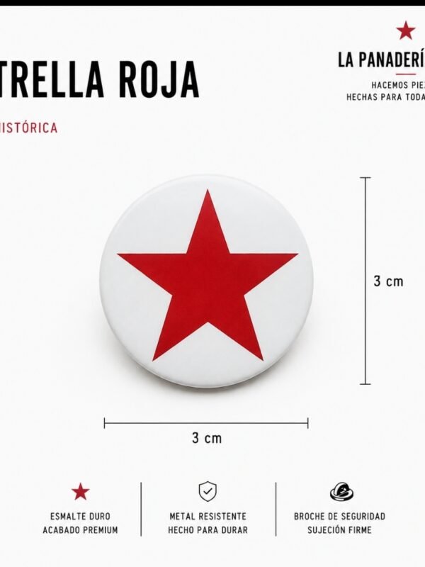 Prendedor Estrella Roja