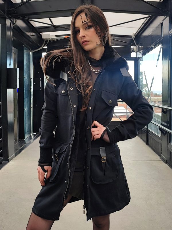 Fux Parka - Black - Woman