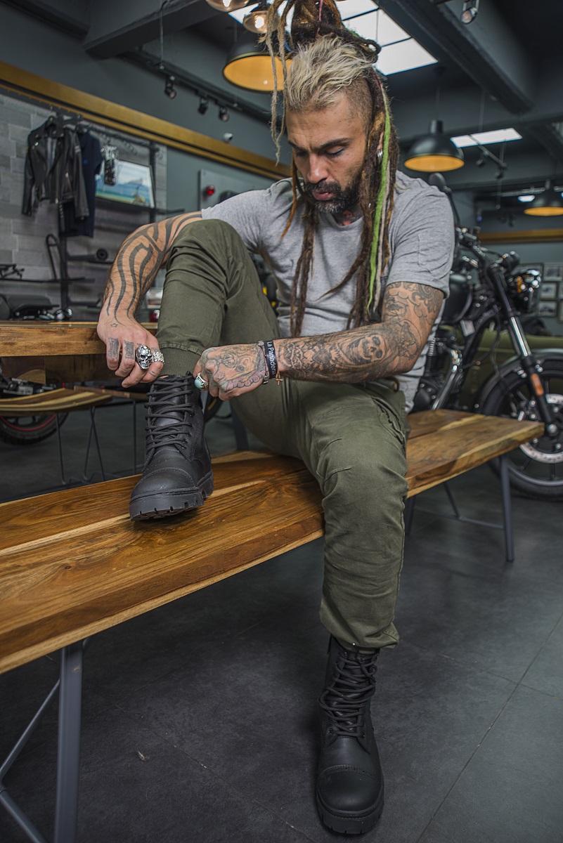 Botas Combat negro (3)