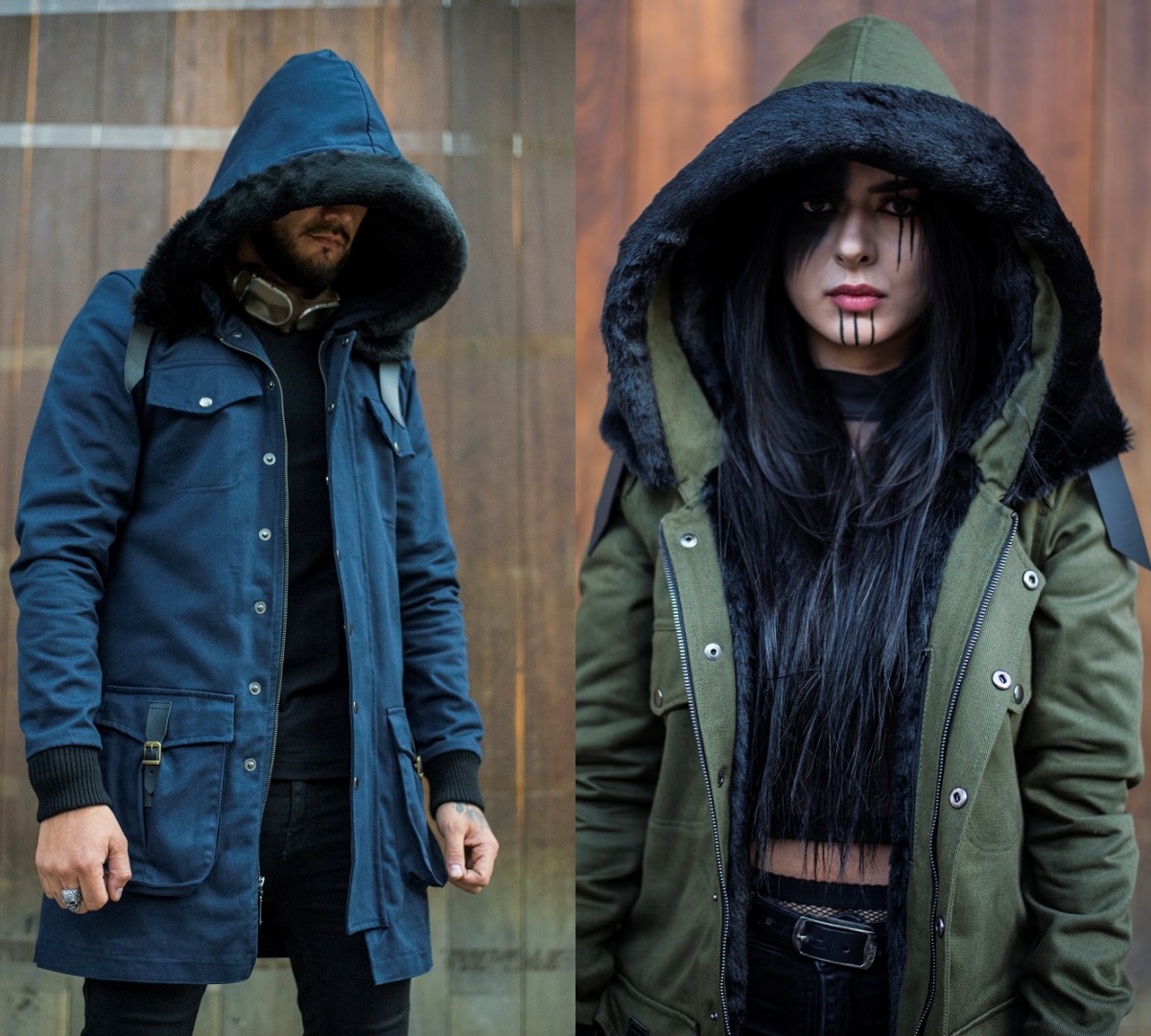 Match combo Parkas
