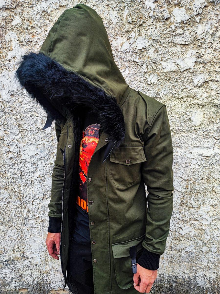 Parka Clásica Total Green
