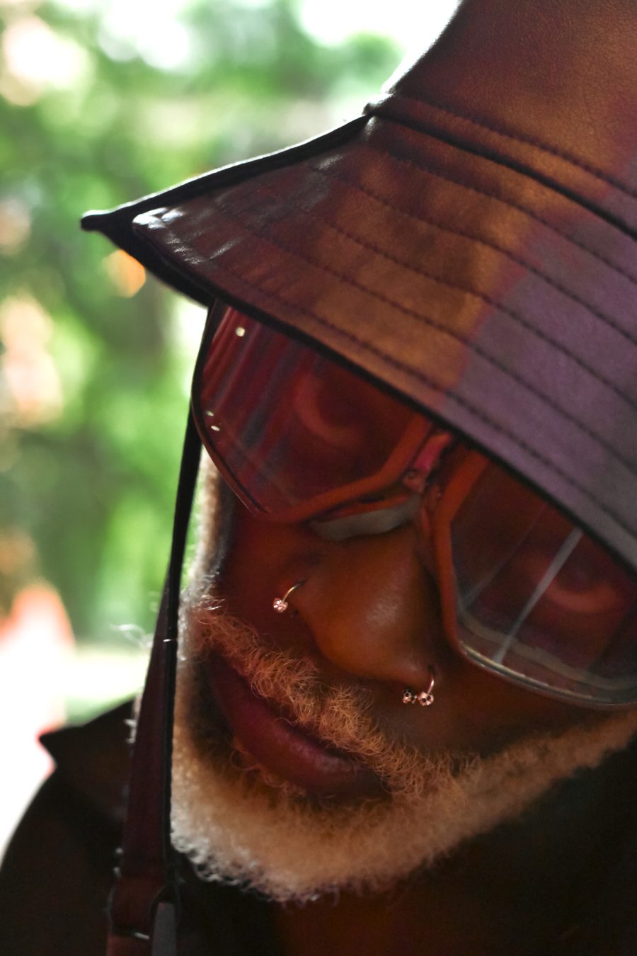 Sombrero Bucket Hat Leather - Imagen 2