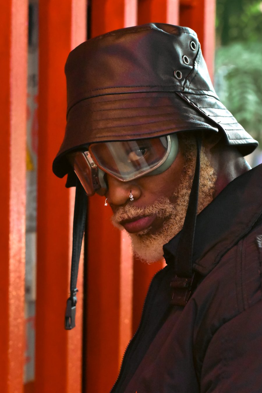Sombrero Bucket Hat Leather - Imagen 4