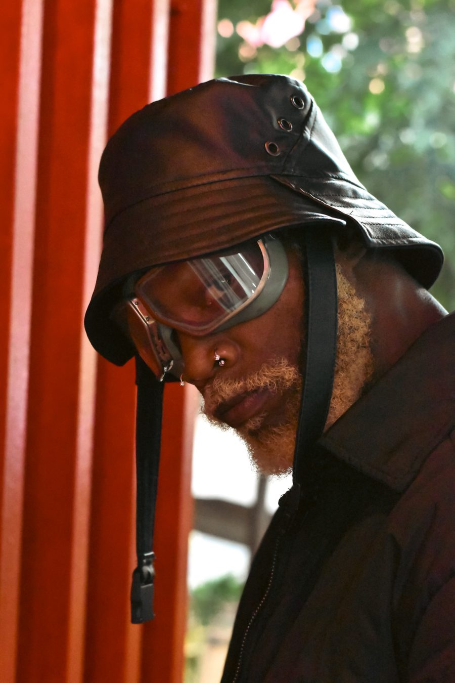 Sombrero Bucket Hat Leather - Imagen 3