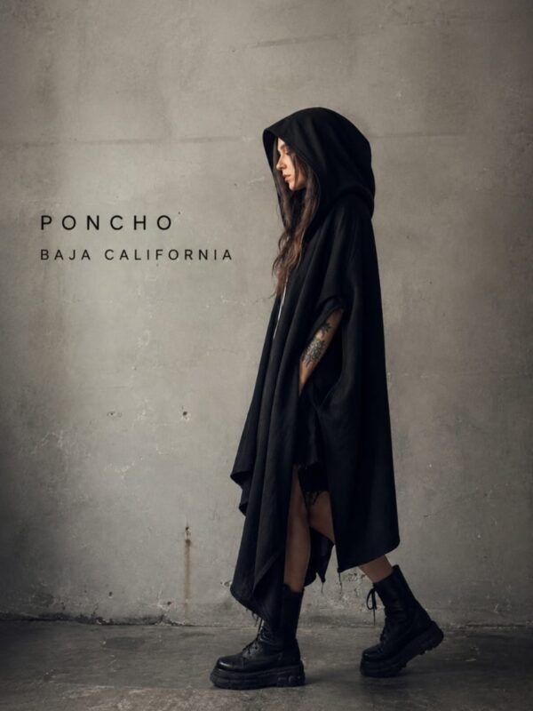 Poncho Baja California Noche Mujer
