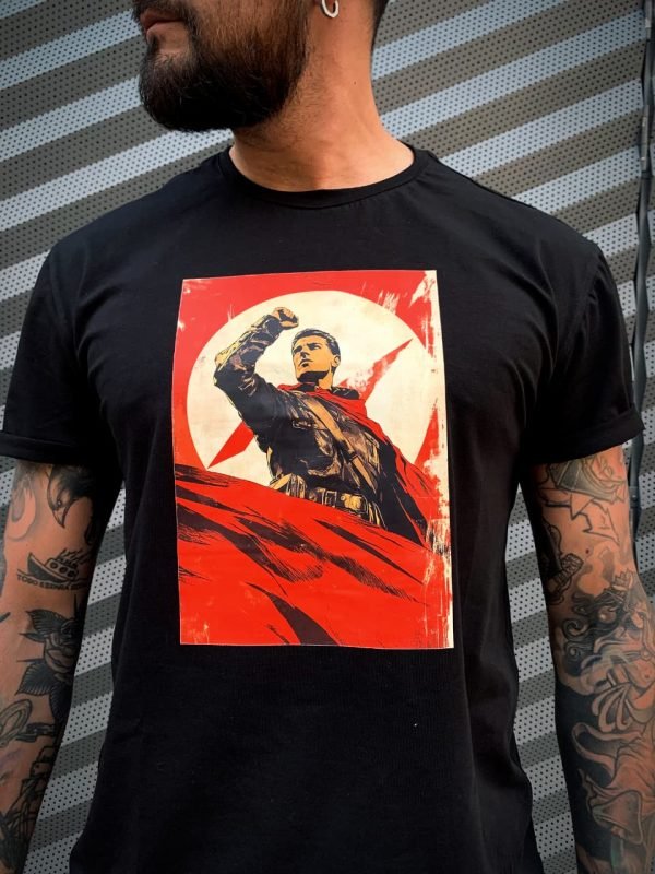 Camiseta Héroe Popular Negro