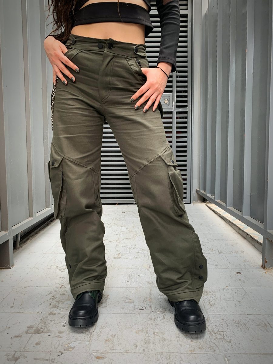 Cargo Tasya Oliva Mujer - Imagen 3