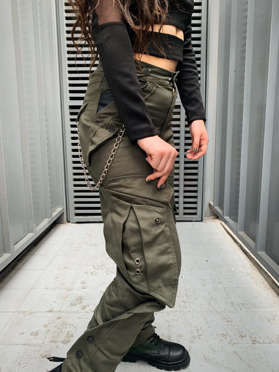Cargo Tasya Oliva Mujer - Imagen 2