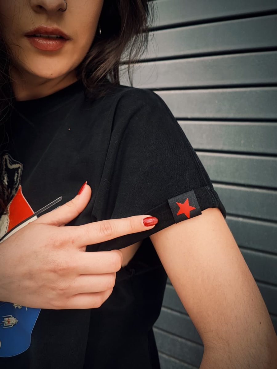 Camiseta Laika Negro Mujer - Imagen 6