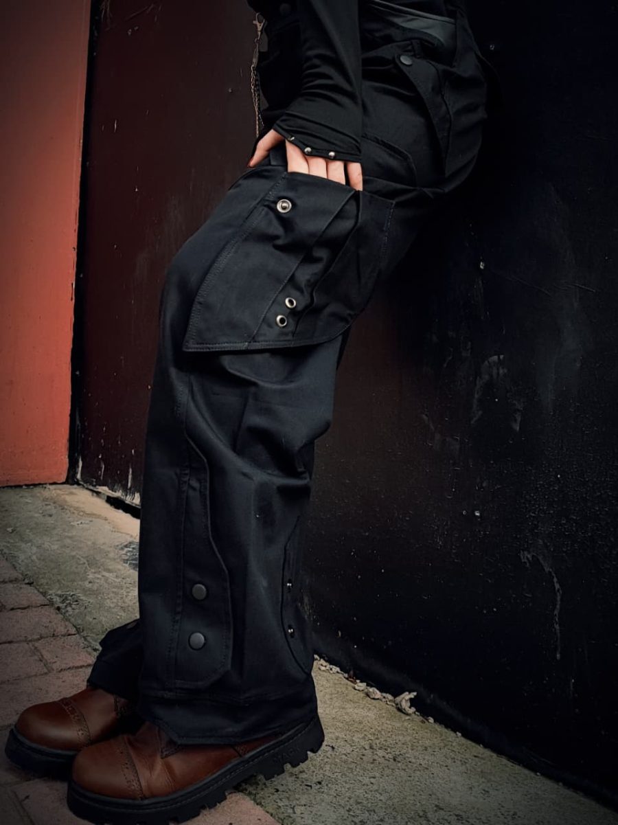 Cargo Tasya Negro Mujer - Image 6
