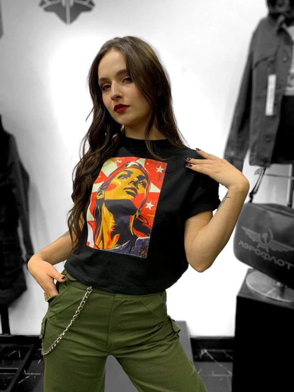 Camiseta Red Woman Negro