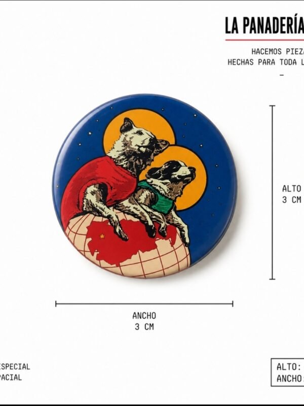 Prendedor Belka y Strelka
