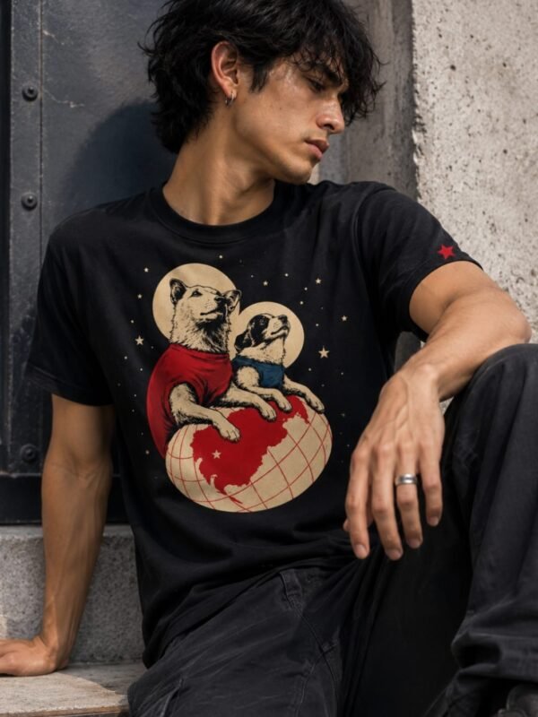 Camiseta Belka y Strelka Hombre